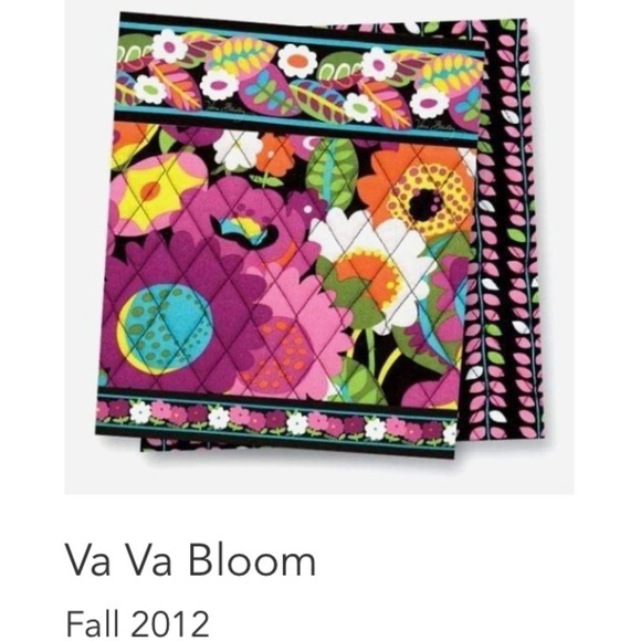 VERA BRADLEY Va Va Bloom 2012 Zip Hipster Crossbody Gray Pink Yellow Floral - Picture 17 of 17